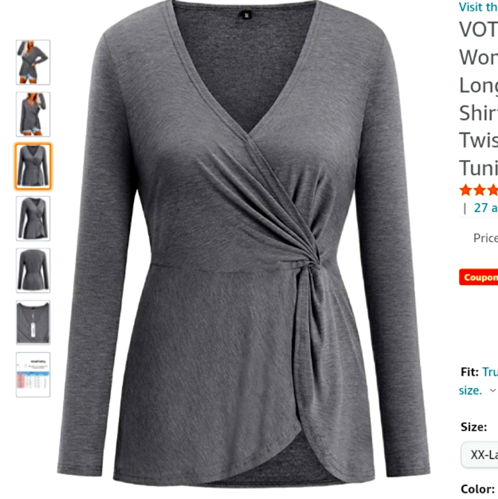 Sophistocated Surplice Knotted Wrap Top